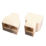SPLITTER LAN RJ45 1 ENTRADA HEMBRA 2 SALIDAS HEMBRA SWITCH 1X2 ACOPLE.