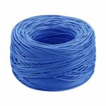 CABLE DE RED CAT5 EN CAJA INTERIOR 305 METROS VOYAGER AZUL.